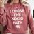 Sociology Graduate Graduation I Chose Socio Path Comfort Colors Sweatshirt Crimson