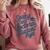 Sorry Can't Doctoral Student Bye PhD Graduation Student Grad Comfort Colors Sweatshirt Crimson