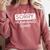 Sorry I'm Awkward Sorry Socially Awkward Introvert Comfort Colors Sweatshirt Crimson