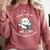 Sorry I Was Late I Didn't Want To Come Introvert Comfort Colors Sweatshirt Crimson