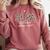 Speech Therapy Graduation For SLPA Therapist Comfort Colors Sweatshirt Crimson