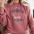 Star Wars TIE Fighter Academy Graduation Comfort Colors Sweatshirt Crimson
