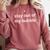 Stay Out Of My Bubble Sarcastic Introvert Comfort Colors Sweatshirt Crimson