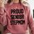 Stepmom Stepmother SEN18R Grad Senior Graduation Party Shirt Comfort Colors Sweatshirt Crimson