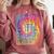 Straight Outta 5th Grade Class Of 2022 School Graduation Comfort Colors Sweatshirt Crimson