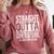 Straight Outta Cosmetology School Class Of 2025 Graduation Comfort Colors Sweatshirt Crimson