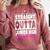 Straight Outta Junior High School Graduation Comfort Colors Sweatshirt Crimson