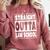 Straight Outta Law School Future Lawyer Graduation Comfort Colors Sweatshirt Crimson