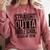 Straight Outta Middle School Graduation Comfort Colors Sweatshirt Crimson