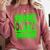 Straight Outta Third Grade Graduation Class Comfort Colors Sweatshirt Crimson