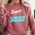 Super Computer Engineer New Job Graduation Comfort Colors Sweatshirt Crimson