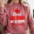 Super Proud Bonus Grandma Of 2025 Graduate Graduation Family Comfort Colors Sweatshirt Crimson