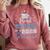 Super Proud Bonus Mom Of 2026 Graduate Graduation Family Comfort Colors Sweatshirt Crimson