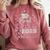 Super Proud Dad Of 2025 Graduate Senior Graduation Family Comfort Colors Sweatshirt Crimson