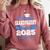 Super Proud Grandparent Of 2025 Graduate Graduation Family Comfort Colors Sweatshirt Crimson