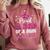 Super Proud Little Cousin Of 2025 Graduate Graduation Family Premium Tri-Blend Comfort Colors Sweatshirt Crimson