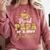 Super Proud Papa Of 2025 Graduate Senior Graduation Family Comfort Colors Sweatshirt Crimson