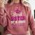 Super Proud Sister Of 2025 Graduate Senior Graduation Family Premium Tri-Blend Comfort Colors Sweatshirt Crimson