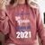 I Survived 5th Grade Class Of 2021 Quarantined Graduation 2 Comfort Colors Sweatshirt Crimson