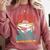 I Survived My Bachelor's Degree Party Bachelor Graduation Comfort Colors Sweatshirt Crimson
