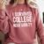 I Survived College Now What Graduate Graduation Humor Comfort Colors Sweatshirt Crimson