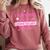 I Survived Cosmetology School Graduation Cosmetology Grad Comfort Colors Sweatshirt Crimson