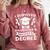 I Survived My Daughter's Master's Degree Graduation Comfort Colors Sweatshirt Crimson