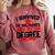I Survived My Girlfriend's Juris Doctor Degree Graduation Comfort Colors Sweatshirt Crimson