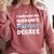 i Survived My Husbands Masters Degree College Graduation Comfort Colors Sweatshirt Crimson
