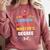 I Survived My Husband's Masters Degree Graduation Comfort Colors Sweatshirt Crimson