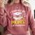 i Survived My Mom's EdD Dissertation Graduation Mom EdD Comfort Colors Sweatshirt Crimson
