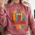 I Survived Nursing School Class Of 2025 Proud Graduation Comfort Colors Sweatshirt Crimson