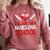 I Survived Nursing School Graduation Cool Comfort Colors Sweatshirt Crimson