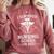 I Survived Nursing School LPN Class Of 2023 Nurse Graduation Comfort Colors Sweatshirt Crimson