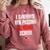 I Survived Her Passing Nursing School Graduation Comfort Colors Sweatshirt Crimson