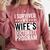 i Survived My Wife Doctorate Program PHD Wife Graduation Comfort Colors Sweatshirt Crimson