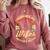 Survived My Wife's Master's Degree College Graduation Comfort Colors Sweatshirt Crimson
