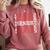 Swimming Senior Night Swimming Senior 2025 Graduation 40 Comfort Colors Sweatshirt Crimson
