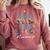 Teacher Happy Last Day Of School Women Men Graduation Comfort Colors Sweatshirt Crimson