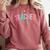 TEACHER Teacher Graduation Kindergarten Teacher 2022 Comfort Colors Sweatshirt Crimson