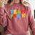 Team Pre-K Shirt Teacher Boy Girl Back To School Graduation Comfort Colors Sweatshirt Crimson