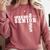 Tennis Senior Night Tennis Senior 2025 Graduation 3 Comfort Colors Sweatshirt Crimson