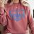 Tennis Senior Night Tennis Senior 2025 Graduation 40 Comfort Colors Sweatshirt Crimson