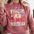 Thank You 1st Grade Teachers Graduation Last Day Of School Comfort Colors Sweatshirt Crimson