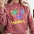 Thank You Teacher Appreciation Graduation Men Women Girls Kids Comfort Colors Sweatshirt Crimson
