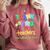 Thank You Teacher Appreciation Graduation Men Women Kids Comfort Colors Sweatshirt Crimson