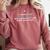I Thought I Had Social Anxiety Introvert Comfort Colors Sweatshirt Crimson