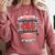 Tough Crazy CNA Product Great For CNA Nurse Graduation Comfort Colors Sweatshirt Crimson