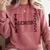 Track Senior Night Track Senior 2025 Graduation 60 Comfort Colors Sweatshirt Crimson