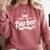 Trust Me I'm A Barber School Graduation Barbershop Cool Comfort Colors Sweatshirt Crimson